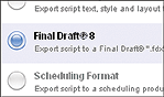 Export Screenplay
