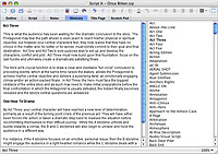 Glossary Panel