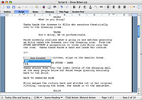 Script Panel